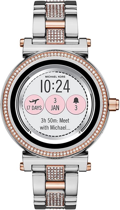 michael kors access sofie black color|Amazon.com: Michael Kors Sofie Smartwatch.